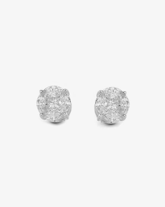 Hulchi Belluni 'Illusion' Collection Diamond Stud Earrings