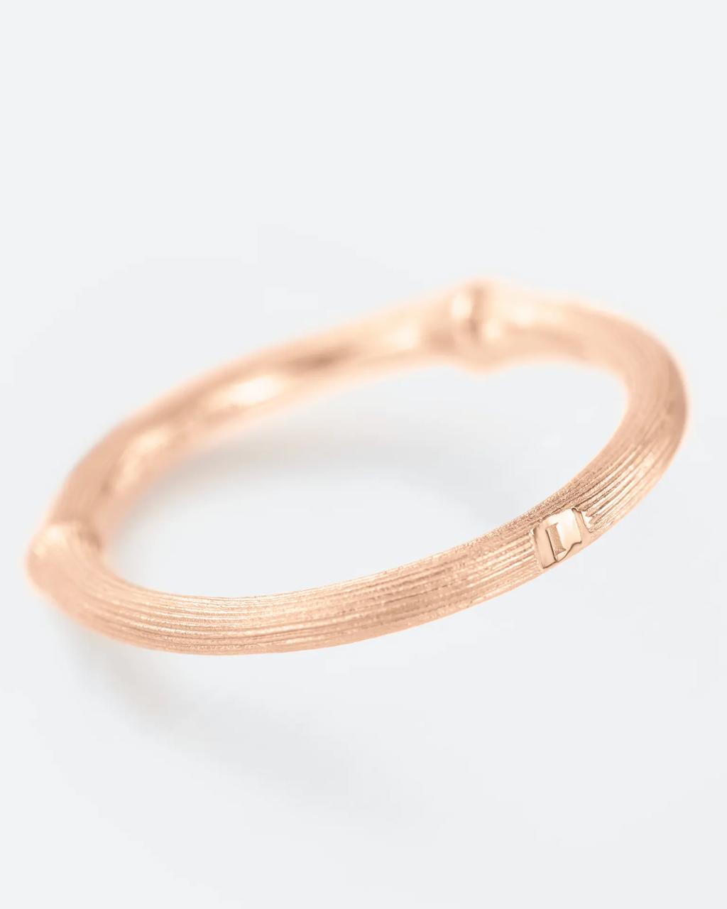 Ole Lynggaard 'Nature' Rose Gold Ring - Size 1