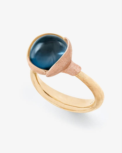 Ole Lynggaard Lotus London Blue Topaz Ring