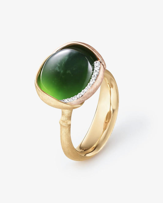 Ole Lynggaard 'Lotus' Serpentine & Diamond Ring