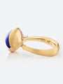 Ole Lynggaard 'Lotus' Lapis Lazuli Ring - Size 2